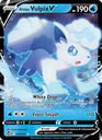 Alolan Vulpix V Holo Rare V (033/195) swsh12
