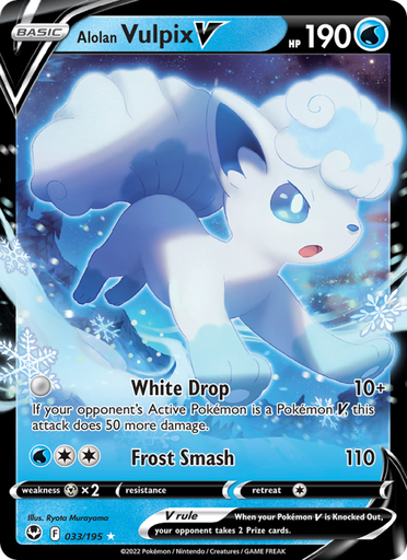 [swsh12-033] Alolan Vulpix V Holo Rare V (033/195) swsh12