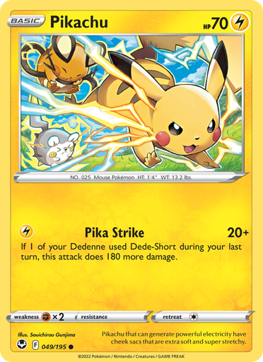 [swsh12-049] Pikachu Common (049/195) swsh12