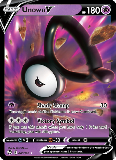 [swsh12-065] Unown V Holo Rare V (065/195) swsh12
