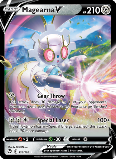 [swsh12-128] Magearna V Holo Rare V (128/195) swsh12