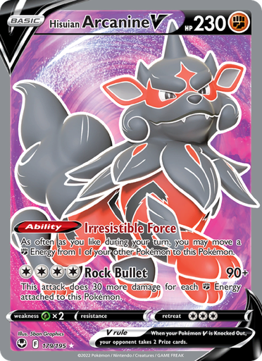 [swsh12-179] Hisuian Arcanine V Ultra Rare (179/195) swsh12