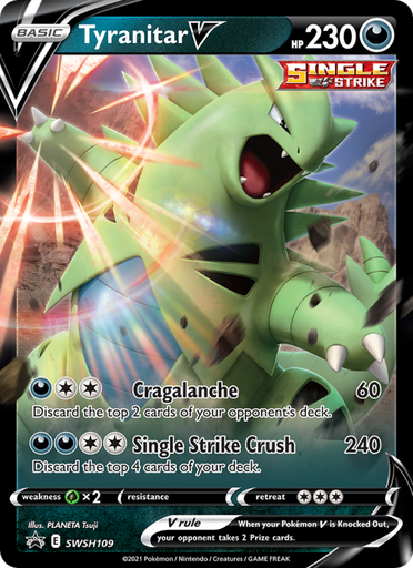[swshp-SWSH109] Tyranitar V None (SWSH109/107) swshp