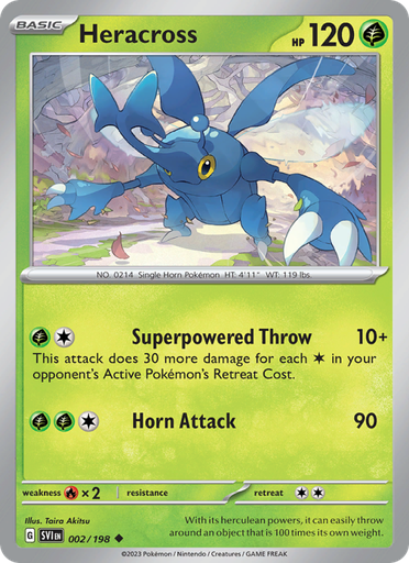 [sv01-002] Heracross Uncommon (002/198) sv01
