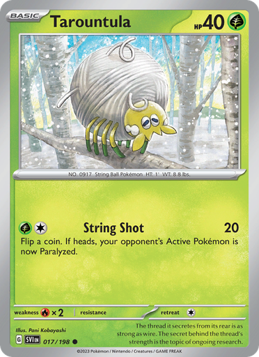 [sv01-017] Tarountula Common (017/198) sv01