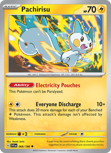[sv01-068] Pachirisu Uncommon (068/198) sv01