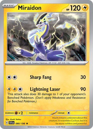 [sv01-080] Miraidon Rare (080/198) sv01