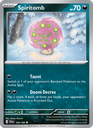 Spiritomb Uncommon (129/198) sv01