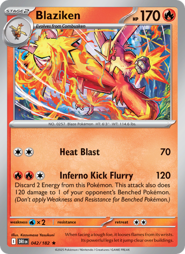 [sv10-042] Blaziken Rare (042/182) sv10