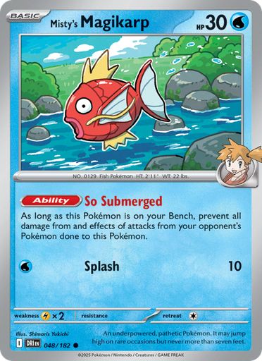 [sv10-048] Misty's Magikarp Common (048/182) sv10