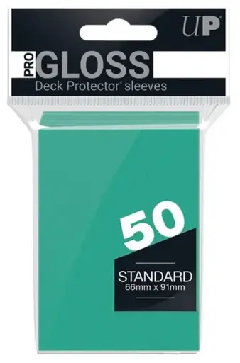 [18526] Ultra PRO - 50ct Standard Size Card Protector Sleeves (Aqua)