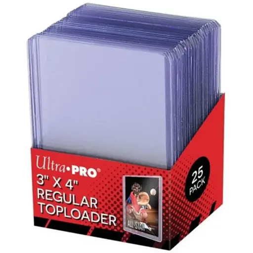 [7558] Ultra Pro - Toploaders Clear Regular (25 stuks)