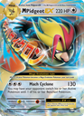 M Pidgeot EX Ultra Rare (65/108) xy12