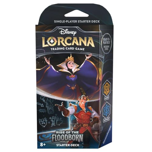 [11098264] Disney Lorcana - Rise of the Floodborn Starter Deck: The Queen & Gaston (inclusief booster)