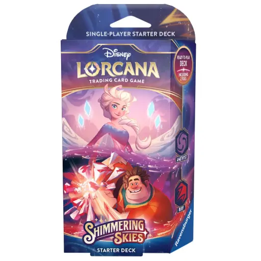 [79966] Disney Lorcana Shimmering Skies – Elsa & Ralph Starter Deck 