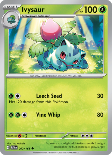 [sv03.5-002] Ivysaur Uncommon (002/165) sv03.5