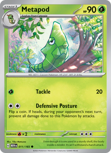 [sv03.5-011] Metapod Common (011/165) sv03.5