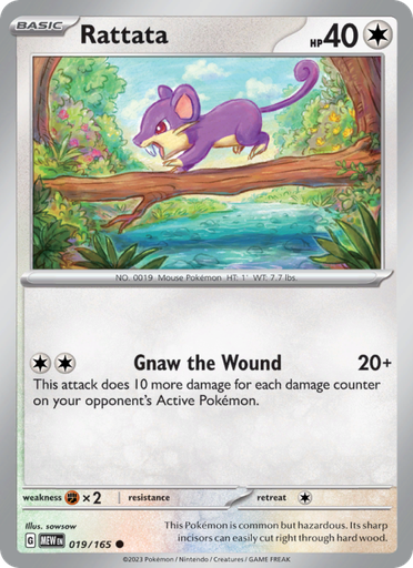 [sv03.5-019] Rattata Common (019/165) sv03.5