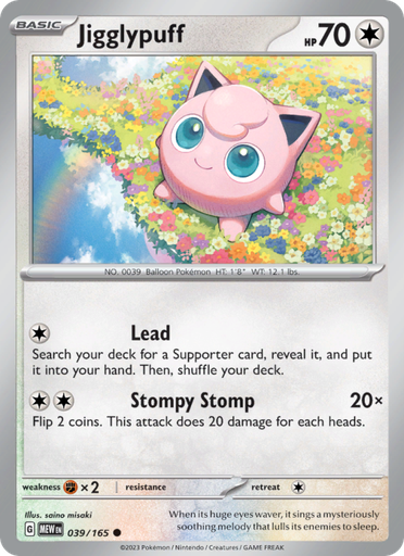 [sv03.5-039] Jigglypuff Common (039/165) sv03.5