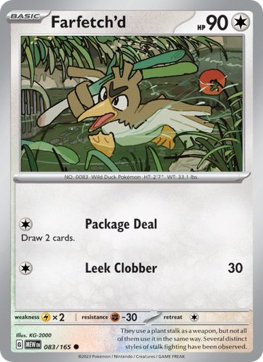 [sv03.5-083] Farfetch'd Common (083/165) sv03.5